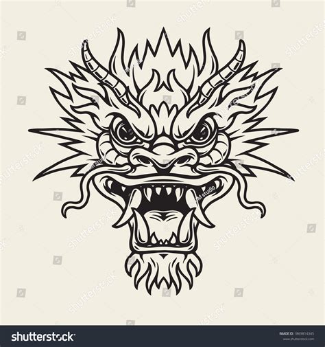 16469 Dragon Head Tattoo Images Stock Photos And Vectors Shutterstock