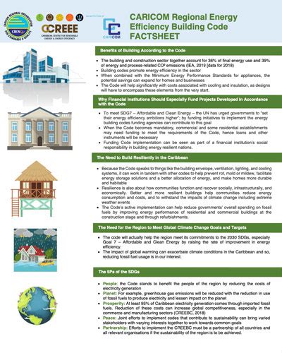 Energy Efficiency Building Code Factsheet Carigreen