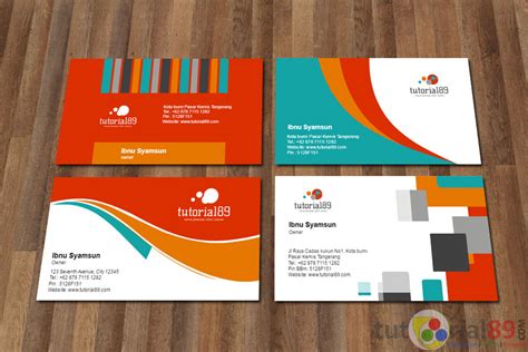 Jika anda ingin kartu nama simpel dan terlihat elegan, dapat mencoba menggunakan warna monokrom. 100+ contoh desain kartu nama keren siap pakai | Tutorial89