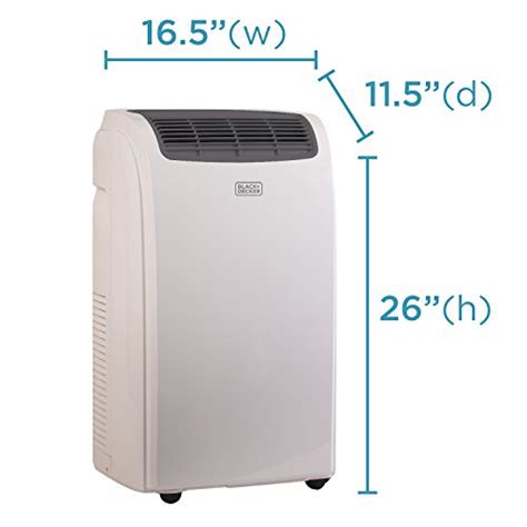 Most portable air conditioner units include a window kit with instructions for easy installation. BLACK+DECKER BPACT08WT, 8000 BTU Portable Air Conditioner ...