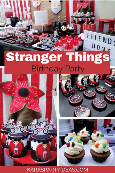 Stranger Things Themed Birthday Party Ideas Stranger Things Birthday