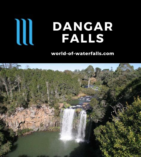 Dangar Falls Basalt Block Shaped Waterfall Near Dorrigo