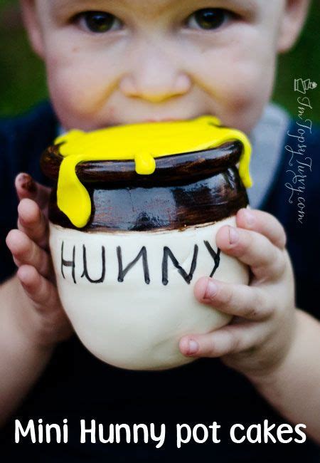 A Tutorial For The Cutest Little Mini “hunny” Honey Pot Cakes From The Many Adventures Of Winnie
