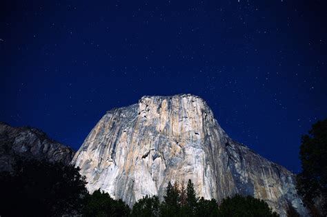 Night In The Yosemite Valley Yosemite National Park California Image