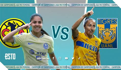 américa vs tigres ¿cuándo y dónde se juega el campeón de campeones de la liga femenil esto