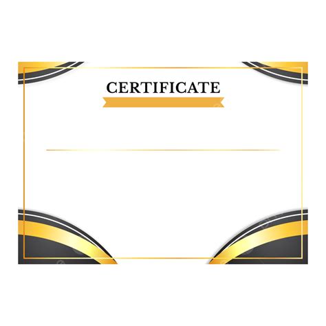 Certificate Border Design Template For Graduation Certificate Border