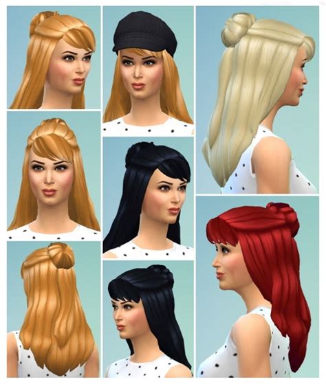 An unofficial subreddit devoted to discussing and sharing all things related to the sims 4!. Halfup with Bun Hair at Birksches Sims Blog » Sims 4 Updates