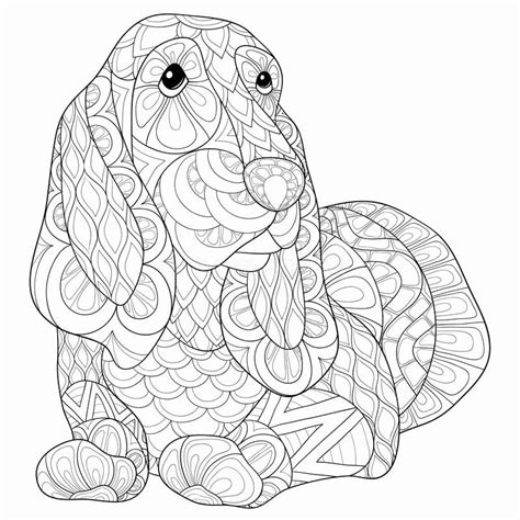 Dog Coloring Pages For Adults