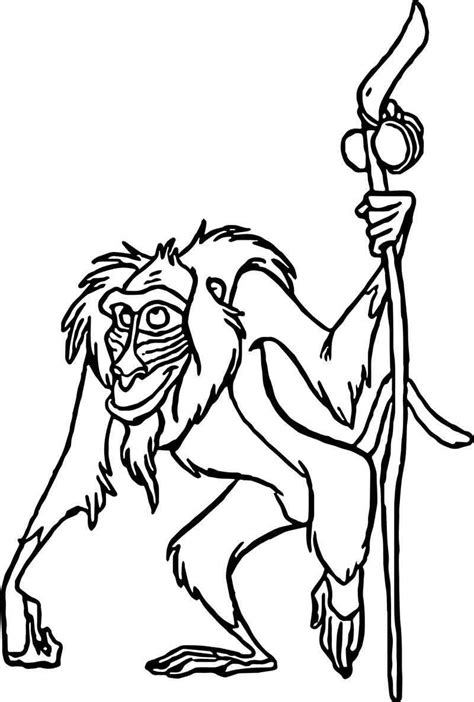 This coloring page of baboon is a fun method of building hand muscles and dexterity in preparation for writing skills. Old Baboon Character Coloring Page | Turtle coloring pages ...