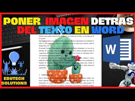 Como Poner Una Imagen Detras Del Texto En Word Recursos didácticos gratis