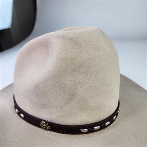 Stetson 5x Beaver Rancher Silverbelly Hat Size 7 Oval Western Cowboy