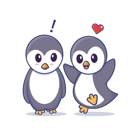 Lista 93 Foto Pareja De Pinguinos Amor Para Dibujar Lleno