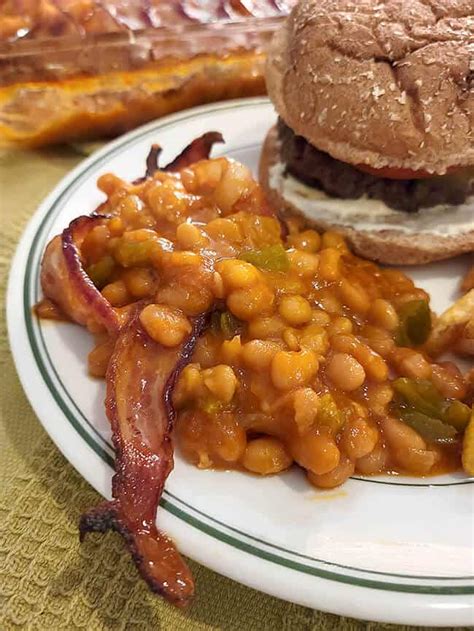 Mamas Southern Baked Beans With Bacon Lanas Cooking