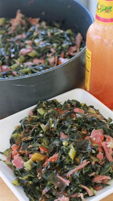 I made these with thanksgiving dinner because my husband loves his fathers soul food but especially his collard greens. Soul Food Collard Greens | Southern recipes soul food ...