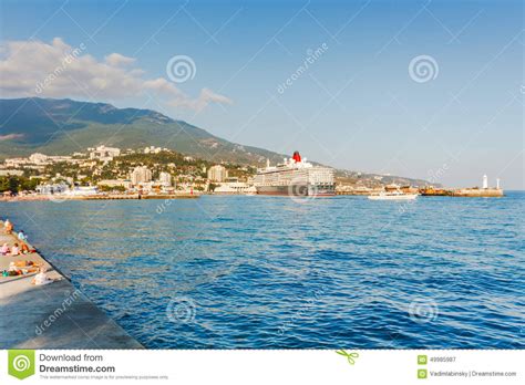 Yalta Ukraine October 7 Editorial Photography Image Of Cruiseship