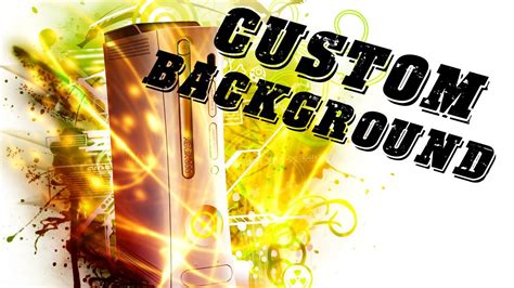 Here is a tutorial on how to get custom backgrounds/themes for your xbox one using a usb stick. Custom Xbox 360 Background Tutorial with Template - YouTube