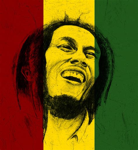 Bob Marley Reggae Tribute Digital Art By Allan Swart Fine Art America
