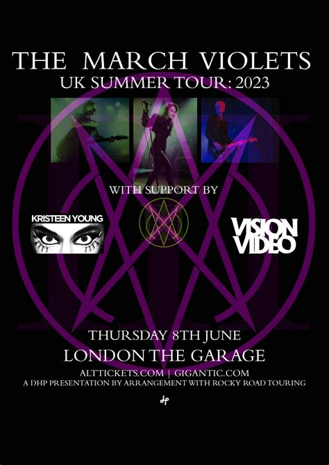 Buy Tickets For The March Violets The Garage London