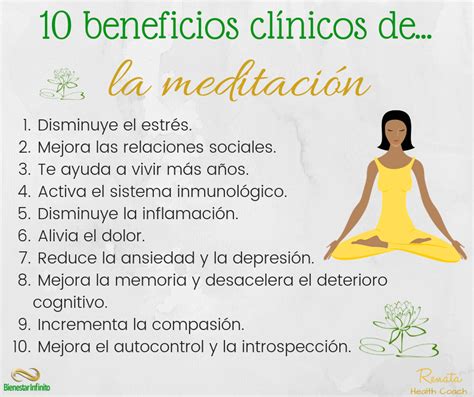 10 Beneficios Clínicos De La Meditación Bienestar Infinito