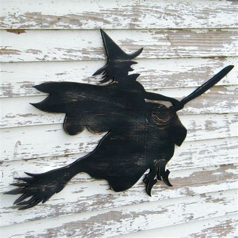 Flying Witch Wall Decor In 2021 Halloween Witch Decorations