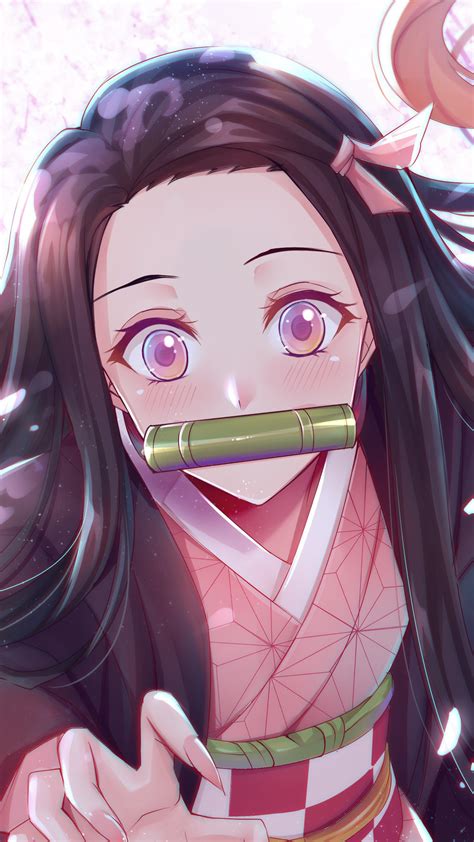 2160x3840 Resolution Kimetsu No Yaiba Art Nezuko Kamado Sony Xperia X