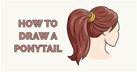 How To Draw A Ponytail Really Easy Drawing Tutorial