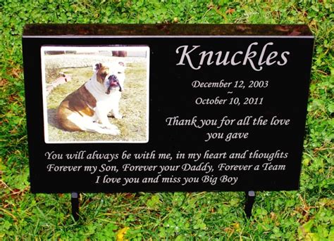 Grave markers, pet headstones, and other pet garden memorials for paying tribute to your beloved pet. Pet Memorial Stones | Pet Grave Markers | Pet Headstones