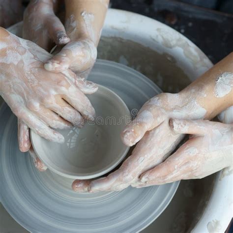 Hands Making Pottery Stock Photo Image Of Finger Human 93283466