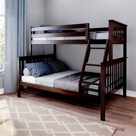 Harriet Bee Bolles Twin Over Full Solid Wood Standard Bunk Bed By