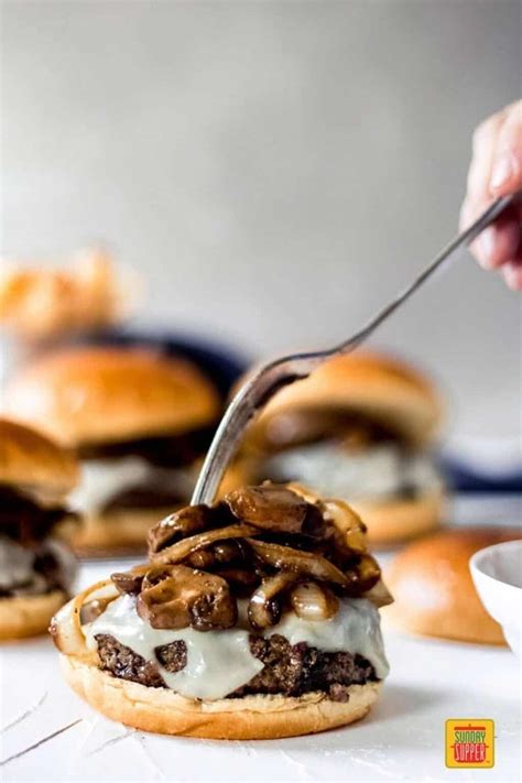 Best Mushroom Swiss Burger Recipe Sunday Supper Movement