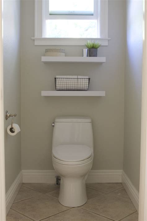 Stainless steel bathroom shelf over toilet design decolover net. Simple DIY: Floating Shelves in the Bathroom - simply ...