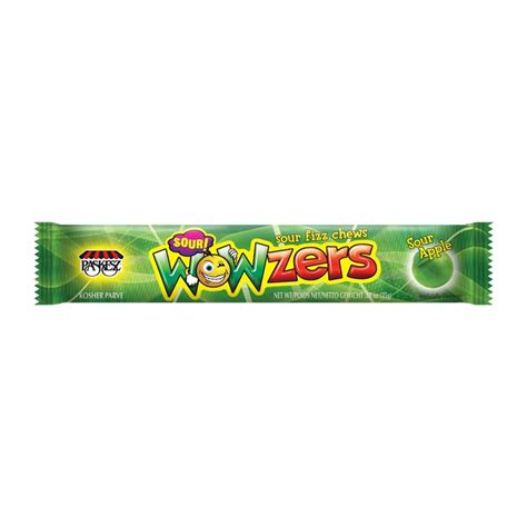 Wowzers Sour Apple Single Only Kosher Candy