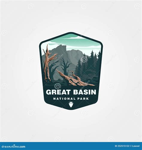 Vector Of Great Basin National Park Logo Design United States National