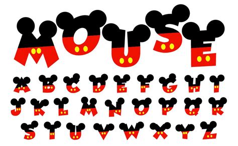 Abecedario Letras Mickey Mouse More Disney News National Geographic