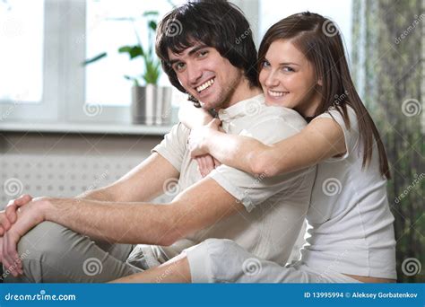 Boy With Smile And Beautiful Girl Stock Images Image 13995994