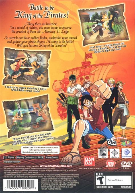 One Piece Grand Battle Box Shot For Playstation 2 Gamefaqs