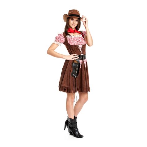 Cowgirl Kostüm Damen sexy Cowboy komplett mit Halstuch Kostümplanet