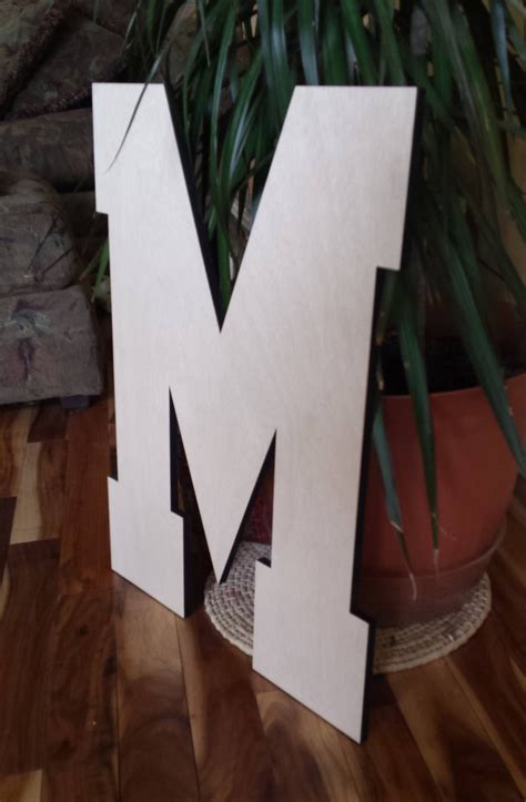 Large Wood Letters 24 Tall 2 Foot Tall Letters Etsy