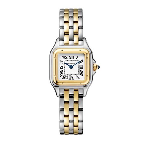 Cartier W2pn0006 Panthere 18k Yellow Goldstainless Steel Quartz