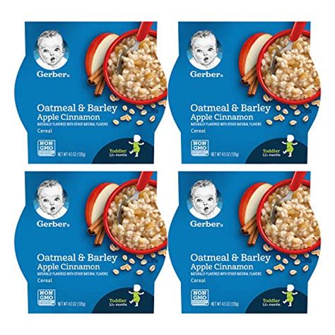 Gerber Breakfast Buddies Toddler Cereal Oatmeal And Barley Apple