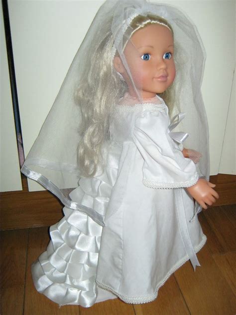Dolls Clothes Wedding Dress And Vail American Girl Wedding Girls Fancy Dresses American Girl Doll