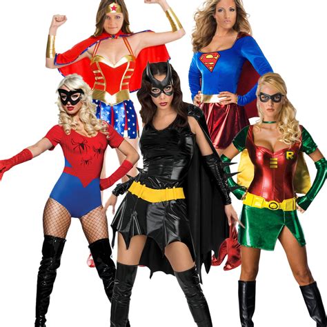Karneval Kostüm Damen Supergirl Wonder Woman Sexy Robin Spidergirl