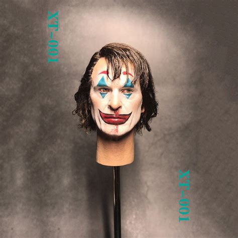 16 Joker Xt001 Jk02 Joaquin Head Sculpt Clown Hair Transplant Head Carving Model Fit 12 Male