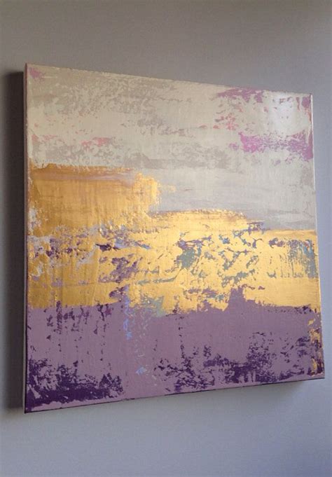 Abstract Pastel Painting 24x24 Gold By Jenniferflanniganart Abstract