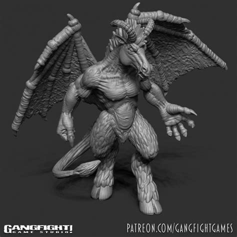 3d Printable Jersey Devil By Gangfight Games