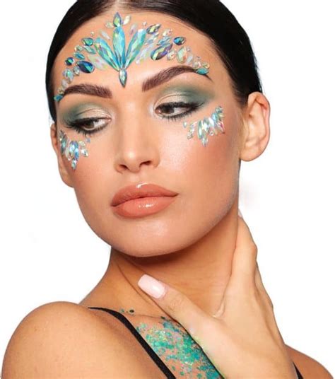 Paintglow Glitter Me Up Face Jewel Iridescent Mermaid Festival Supply