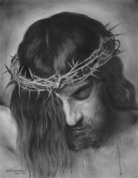 Jesus Drawing By Ust Art Pixels