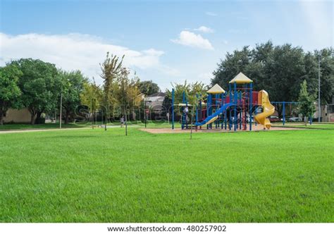 Colorful Children Playground Activities Public Park Stock Photo Edit