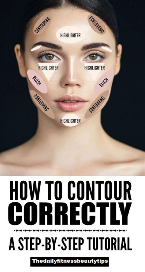 face contour step by step guide best way to contour and highlight your face in these 5 easy
