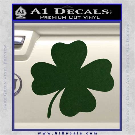 Four Leaf Clover Decal Sticker A1 Decals